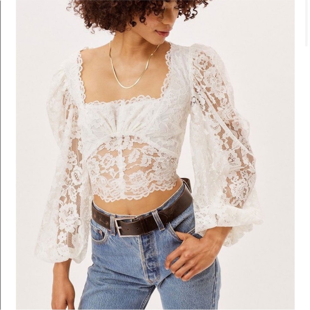 For Love & Lemons Jillian Crop Top